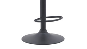 Barhocker Hela aus Stoff in Anthrazit Barhocker Sabine II H Vintage Anthrazit Velvet & schwarzes Metall - drehbar