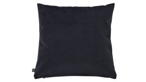 Kissenbezug /-hülle Interliving aus Stoff in Schwarz Interliving Kissenhülle Serie 9120 schwarzer Samt - ca. 45 x 45 cm
