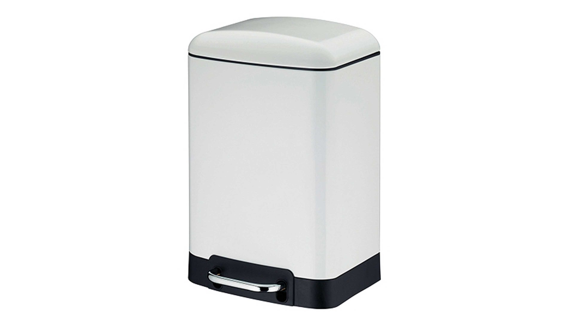 Kosmetikeimer Kela | keck & lang aus Metall in Weiß kela Kosmetikeimer Davino weißer Stahl – ca. sechs Liter