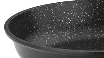 Bratpfanne Kela | keck & lang aus Metall in Schwarz kela Bratpfanne Stella Nova schwarzes Aluminium  - Durchmesser ca. 28 cm