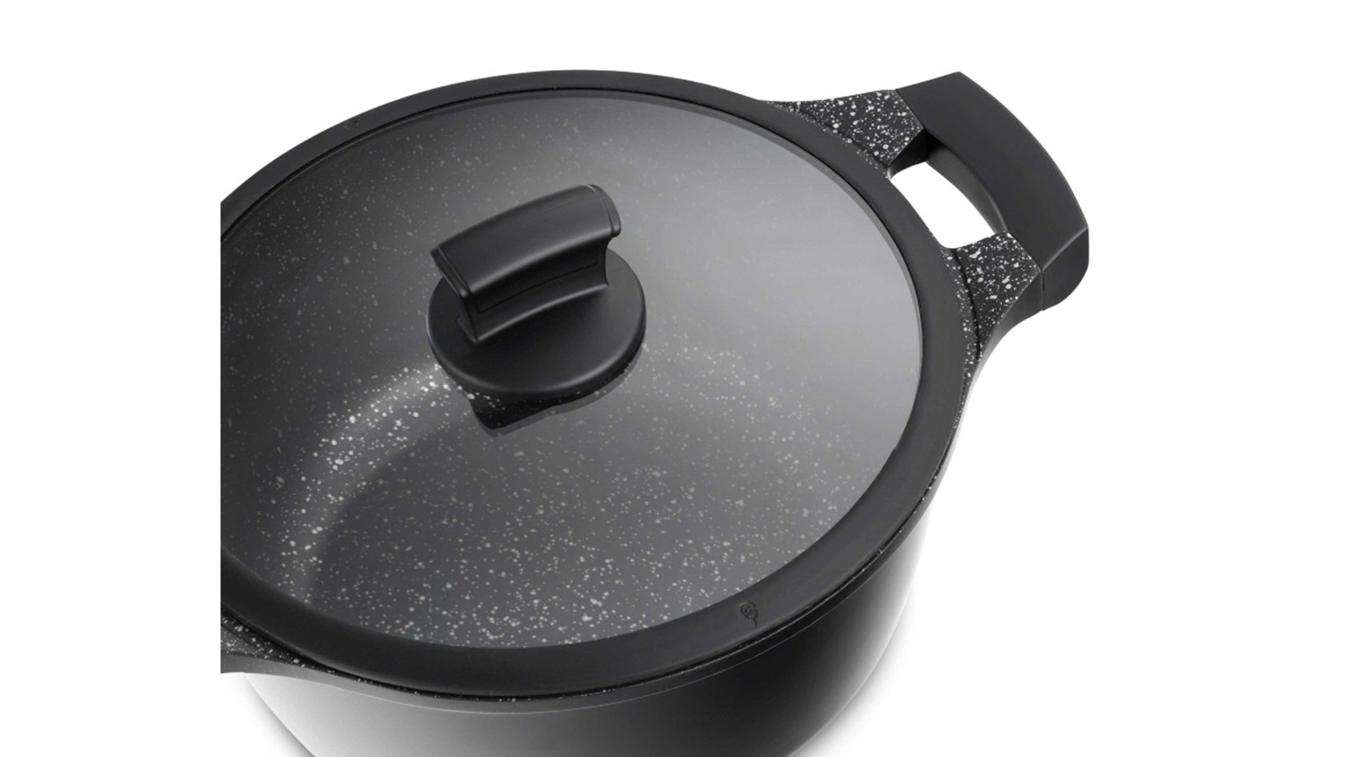 Topf Kela | keck & lang aus Metall in Schwarz kela Kochtopf Stella Nova schwarzes Aluminium  - ca. 3,5 Liter