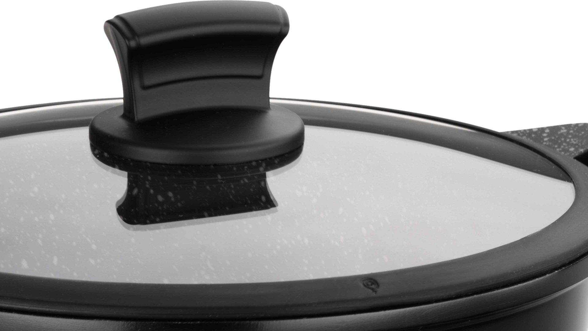 Topf Kela | keck & lang aus Metall in Schwarz kela Kochtopf Stella Nova schwarzes Aluminium  - ca. 3,5 Liter