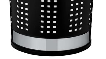 Wäschekorb Kela | keck & lang aus Metall in Schwarz kela Sitz-Wäschebox Sevilla schwarzs Metall – Höhe ca. 61 cm