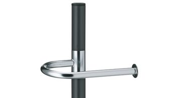 Toilettenbutler Kela | keck & lang aus Metall in Schwarz kela Toilettengarnitur Sinerio Anthrazit, Mattschwarz & Chrom - Höhe ca. 77 cm