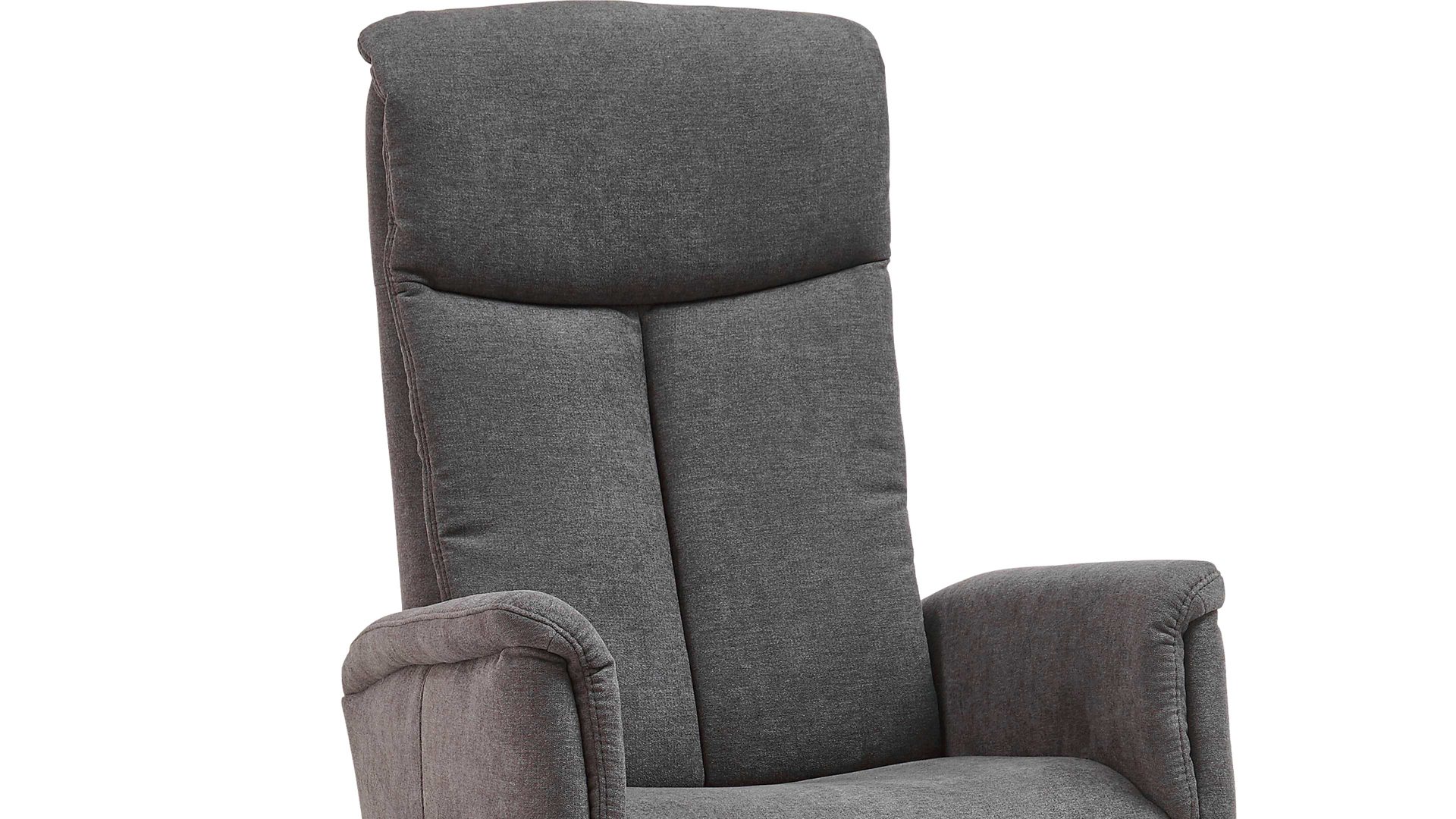 Relaxsessel modulmaster aus Stoff in Dunkelgrau Modulmaster MM-ZE1062 - Relaxsessel DRF1 grauer Stoffbezug Miro & Chrom-Tellerfuß