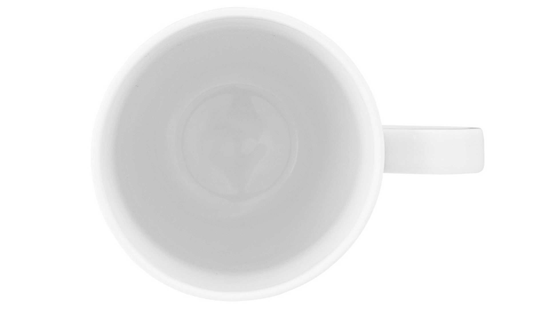 Becher Seltmann weiden aus Porzellan in Weiß Seltmann Geschirrserie Beat 3 – Henkelbecher weißes Porzellan – ca. 350 ml