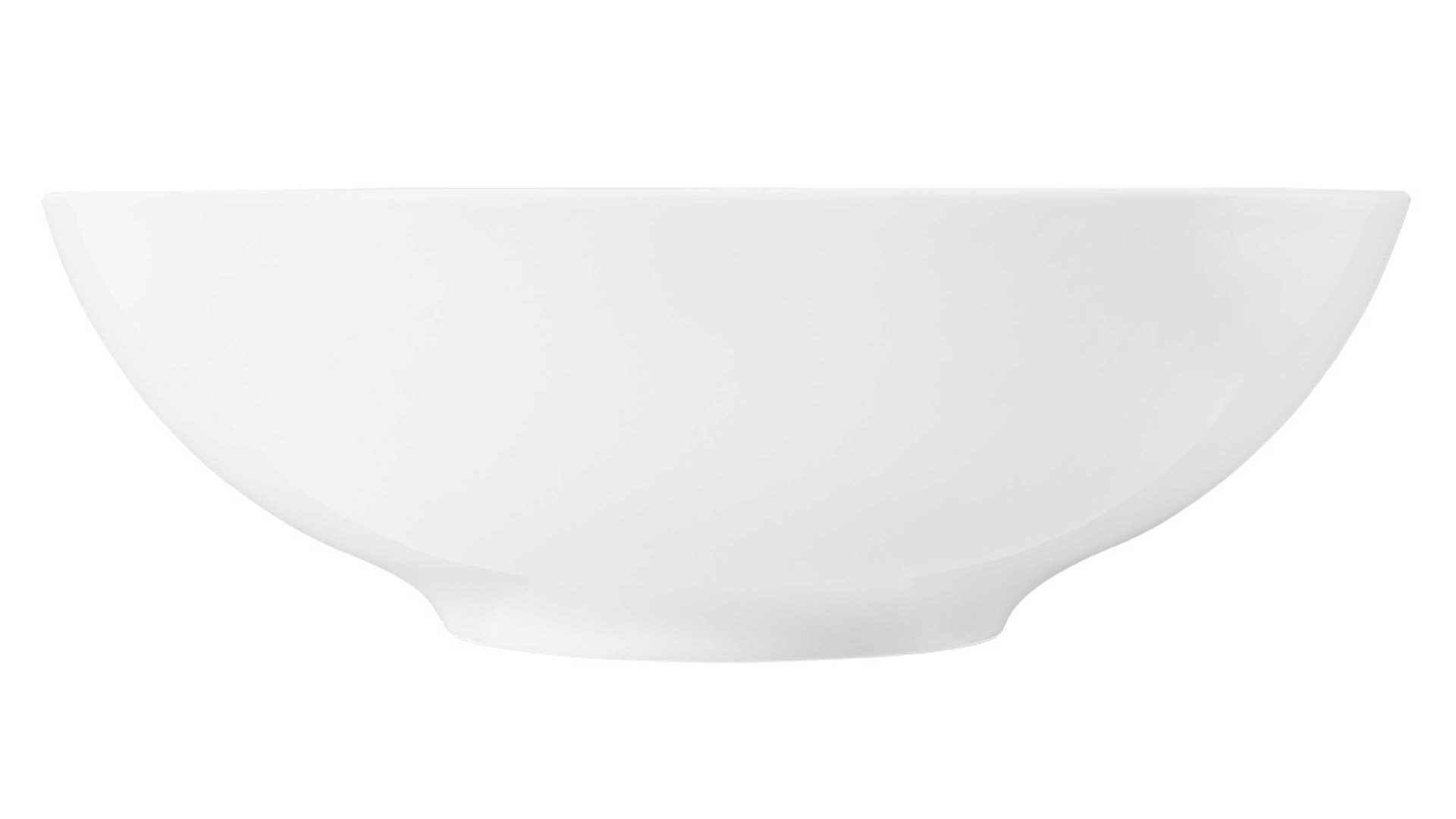 Schüssel Seltmann weiden aus Porzellan in Weiß Seltmann Geschirrserie Beat 3 – Schale weißes Porzellan – ca. 3700 ml