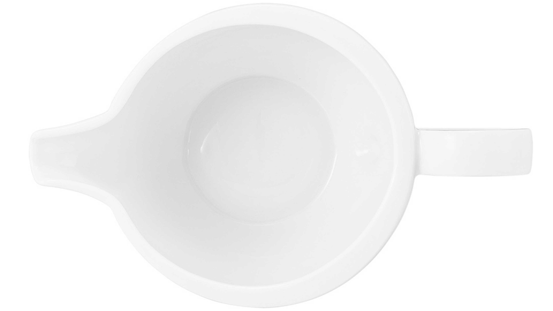 Sauciere Seltmann weiden aus Porzellan in Weiß Seltmann Geschirrserie Beat 3 – Sauciere weißes Porzellan – ca. 580 ml