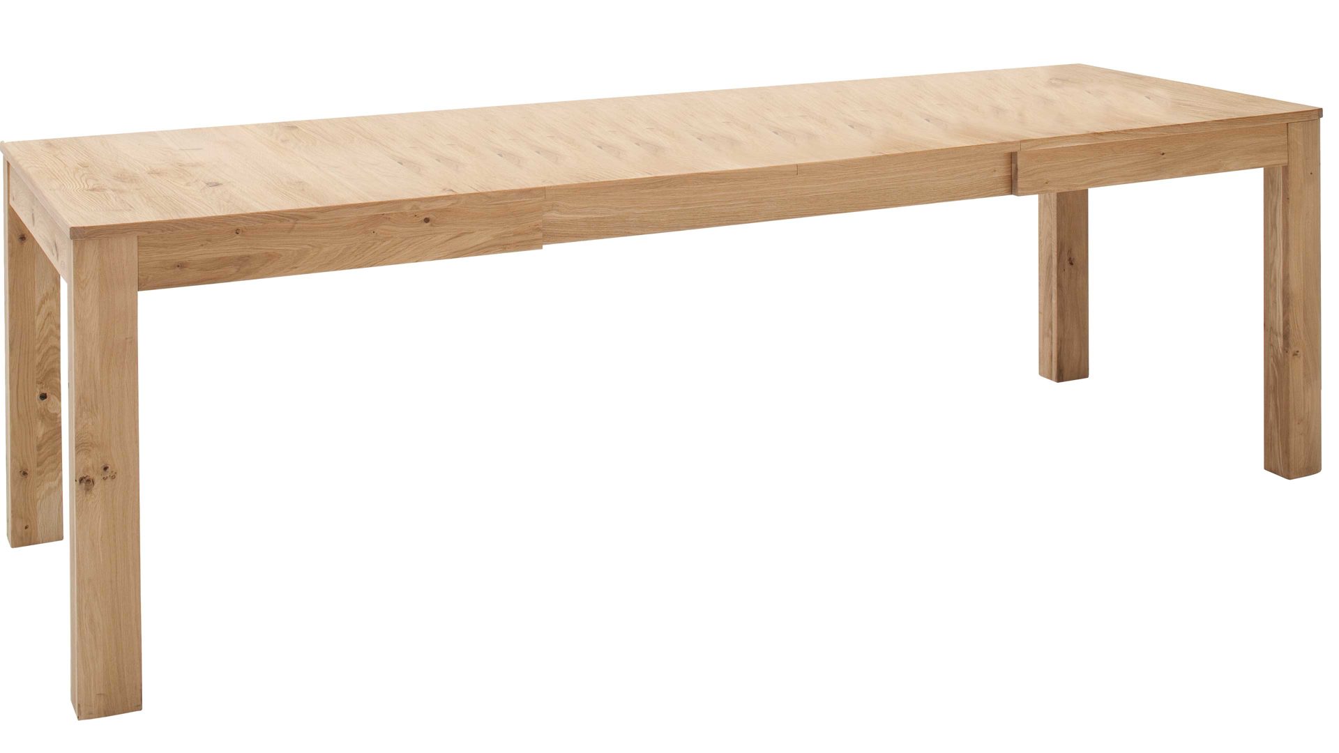 Auszugtisch Mca direkt aus Holz in Holzfarben Wohnprogramm Santori - Auszugtisch Asteiche & Eiche– ca. 160-260 x 90 cm