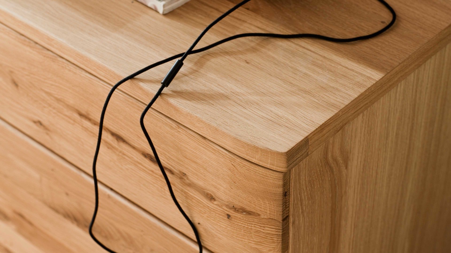 Lowboard Mca direkt aus Holz in Holzfarben Wohnprogramm Santori - Medien-Lowboard Eiche & Asteiche – drei Türen, zwei Fächer- Breite ca. 210 cm