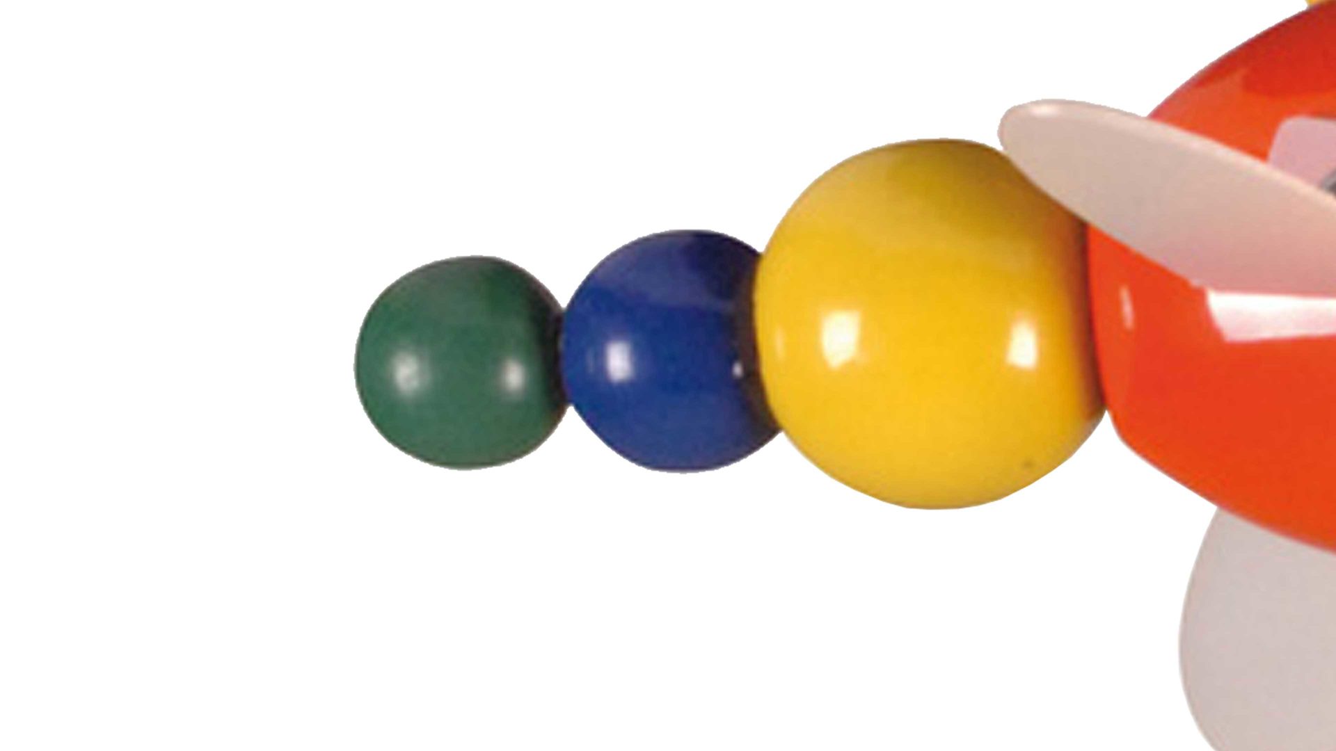 Kinderleuchte Näve aus Kunststoff Metall in Mehrfarbig näve Kinderzimmer Decken- & Wandlampe Fliege Mimmi lackiertes Metall & farbige Kunststoffkugeln