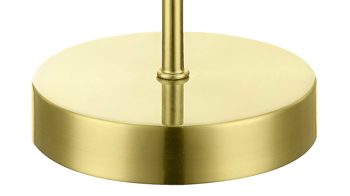 Tischleuchte Globo lighting aus Glas in Messing GLOBO LED-Tischleuchte Snowflake bzw. LED-Tischlampe Messing & Opalweiß - Höhe ca. 27 cm