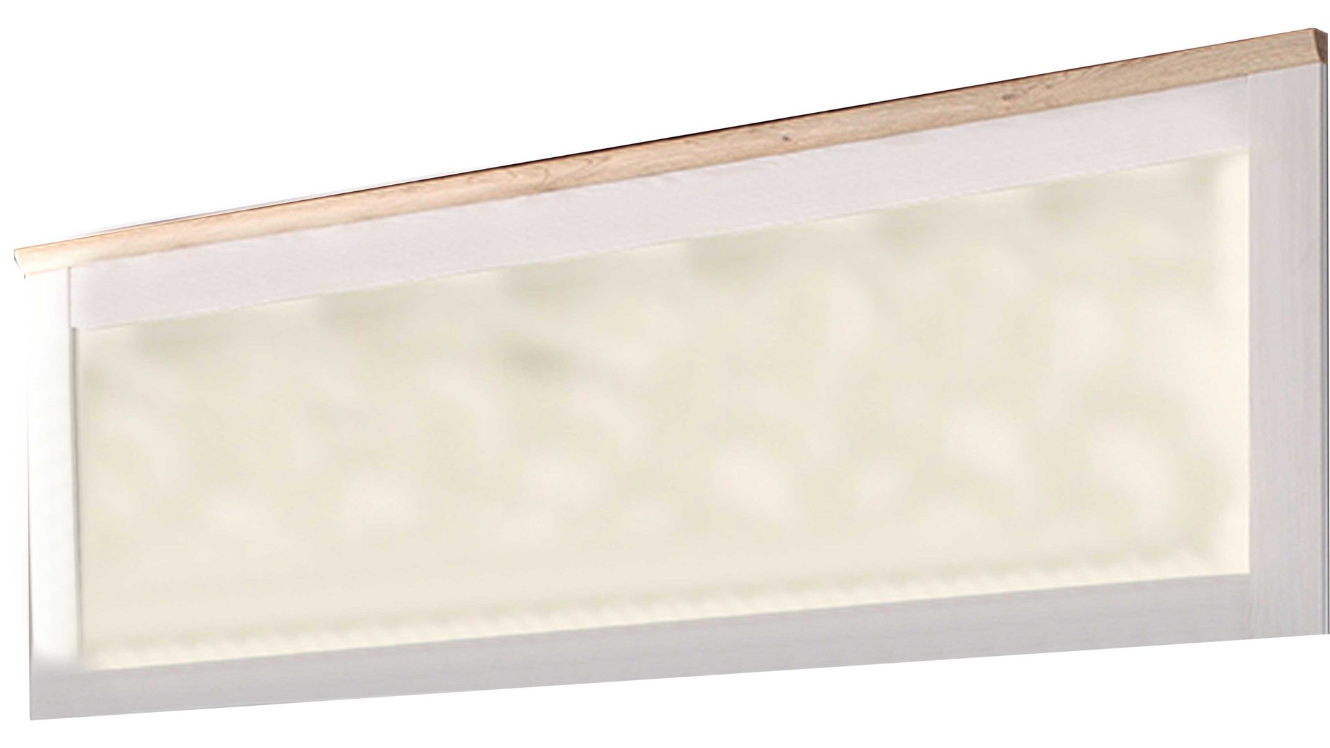 Wandspiegel Hbz meble aus Spiegel in Weiß Wandspiegel Romance Sibiu Lärche & San Remo hell – ca. 186 x 63 x 4 cm