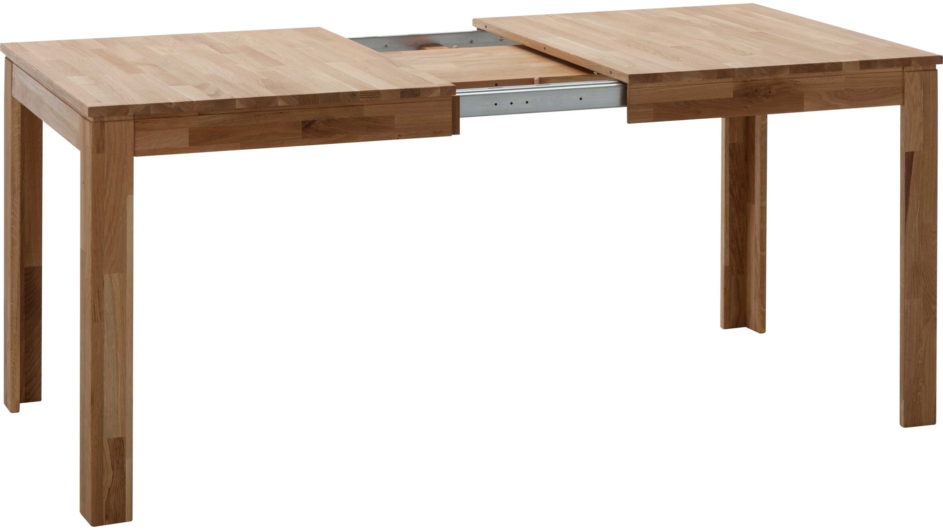 Auszugtisch Standard furniture factory aus Holz in Holzfarben Esszimmertisch Pedro mit Ausziehfunktion als Massivholzmöbel geöltes Eichenholz - ca. 140-220 x 80 cm