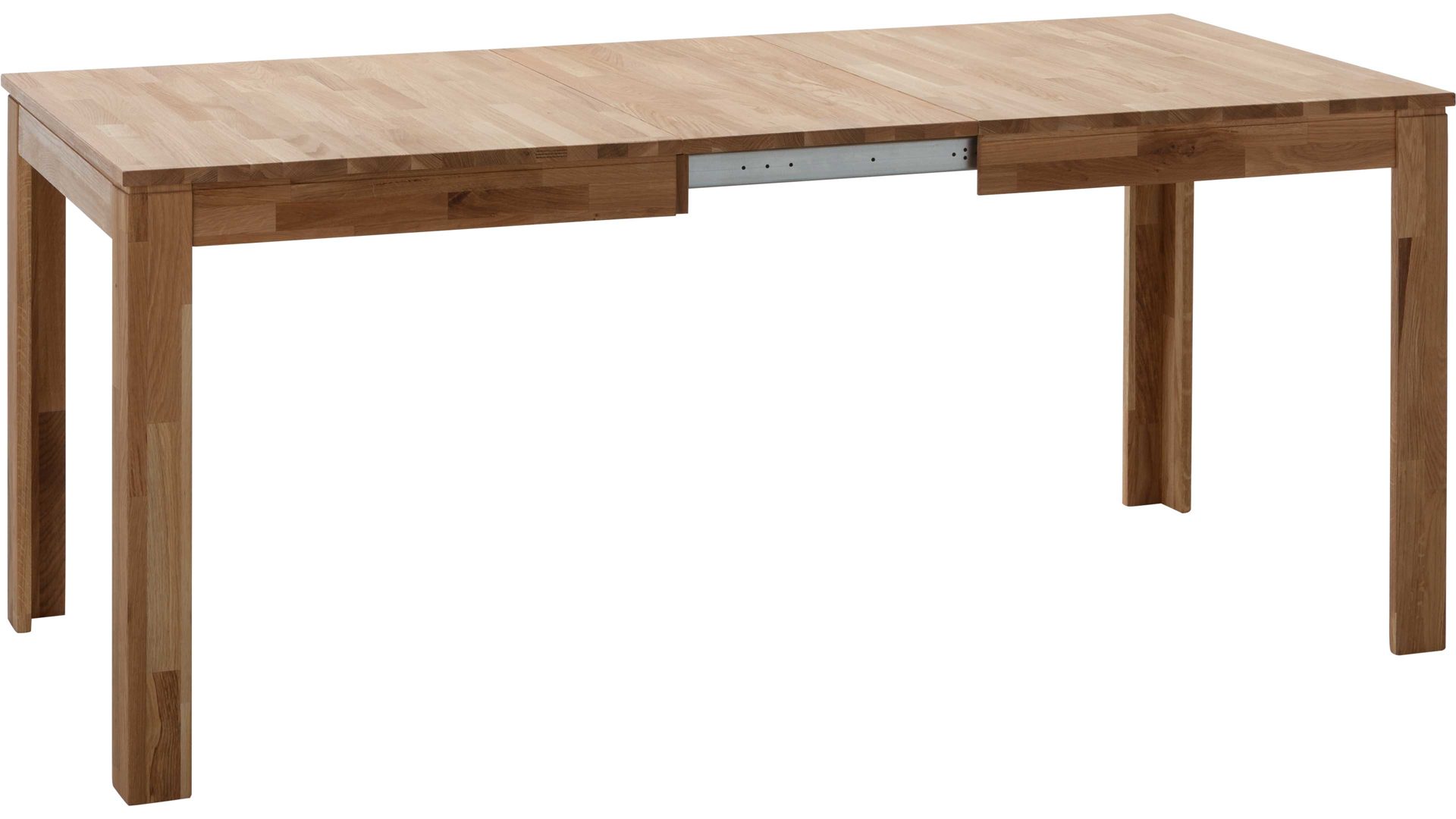 Auszugtisch Standard furniture factory aus Holz in Holzfarben Esszimmertisch Pedro mit Ausziehfunktion als Massivholzmöbel geöltes Eichenholz - ca. 140-220 x 80 cm