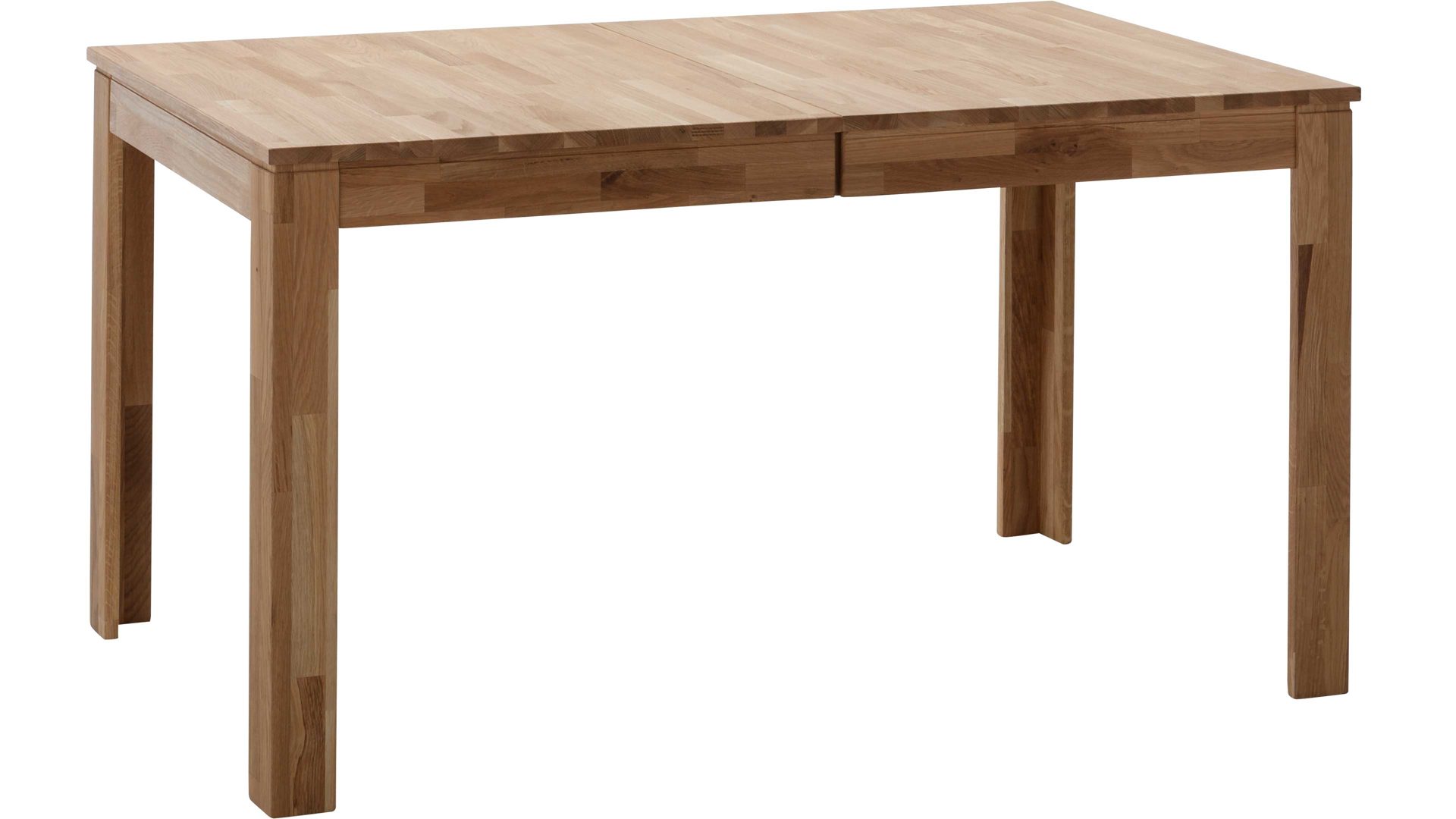 Auszugtisch Standard furniture factory aus Holz in Holzfarben Esszimmertisch Pedro mit Ausziehfunktion als Massivholzmöbel geöltes Eichenholz - ca. 140-220 x 80 cm