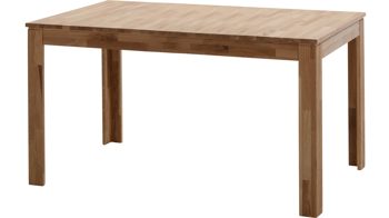Esstisch Standard furniture factory aus Holz in Holzfarben Esszimmertisch Pedro als Massivholzmöbel geöltes Eichenholz - ca. 120 x 80 cm
