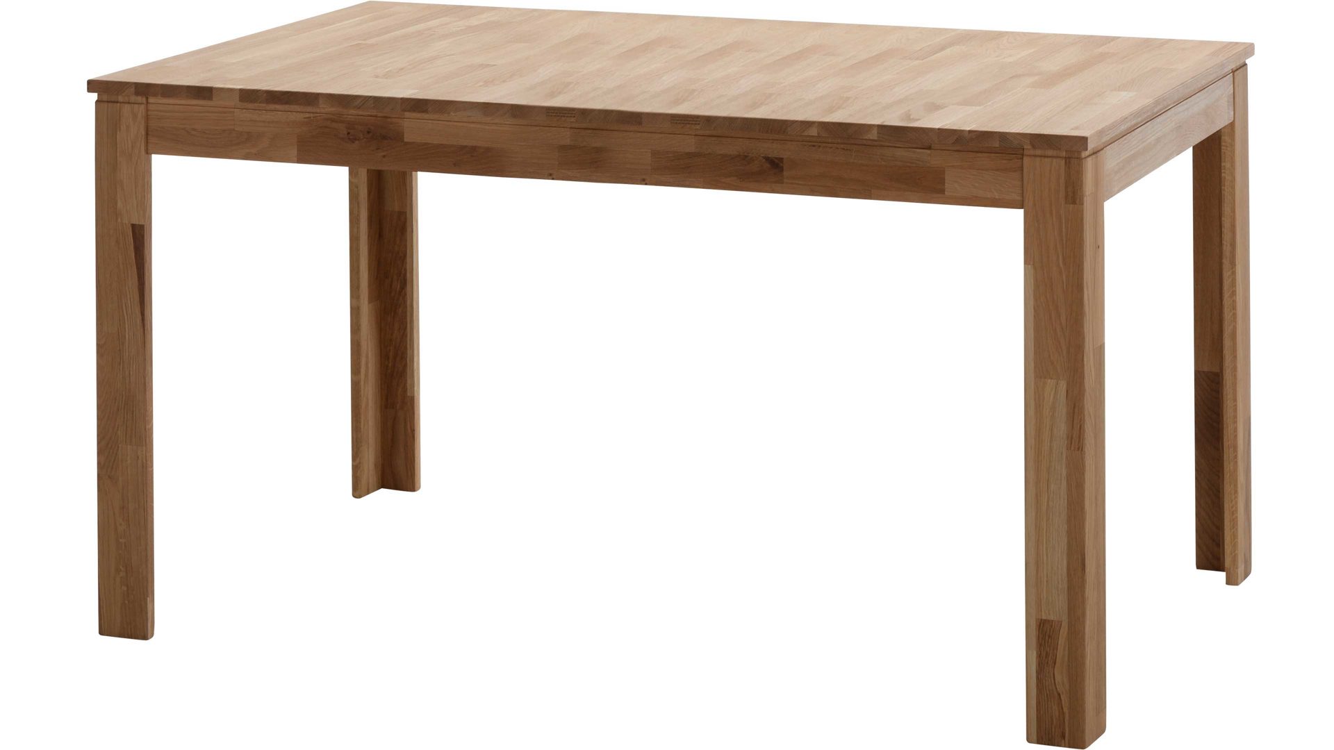 Esstisch Standard furniture factory aus Holz in Holzfarben Esszimmertisch Pedro als Massivholzmöbel geöltes Eichenholz - ca. 120 x 80 cm