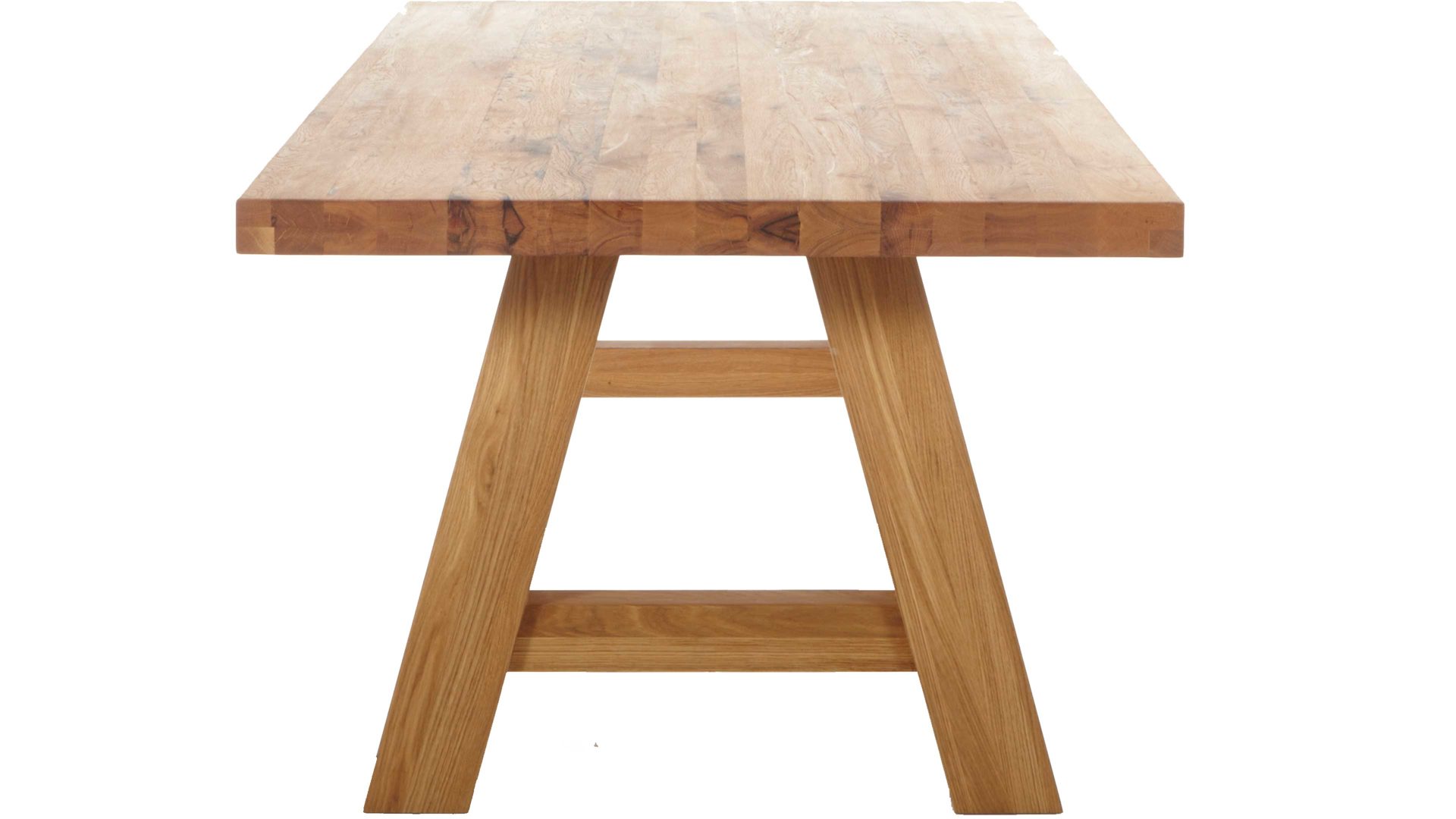 Esstisch Standard furniture factory aus Holz in Holzfarben Massivholzmöbel Lugo - Esstisch Balkeneiche - ca. 220 x 100 cm