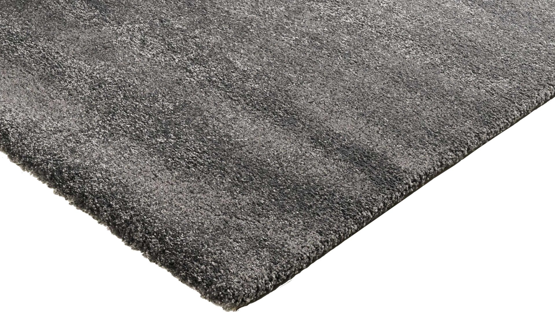 Webteppich Oci aus Kunstfaser in Grau Webteppich Bellevue für Ihre Wohnaccessoires dunkelgraue Kunstfaser – ca. 140 x 200 cm