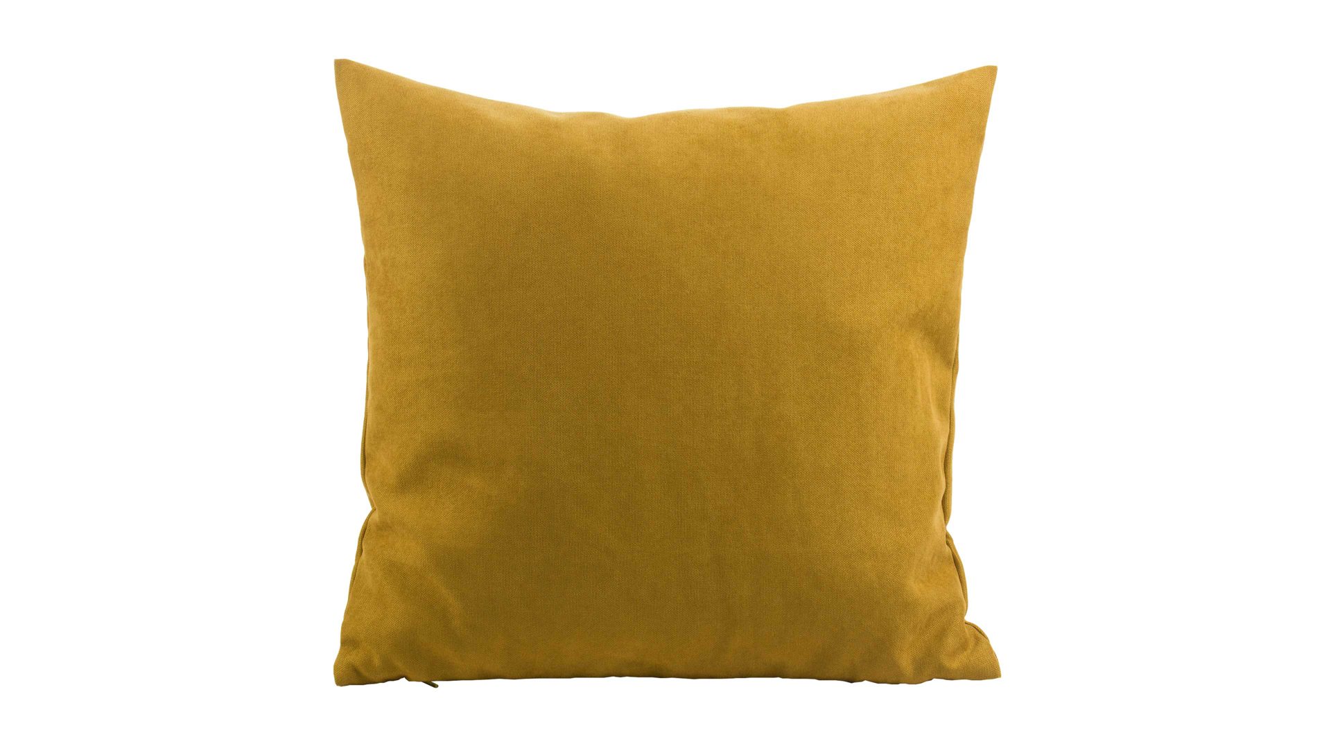 Kissenbezug /-hülle Gözze aus Stoff in Gelb Ambiente Trendlife by GÖZZE Kissenbezug Dante Senf – ca. 60 x 60 cm