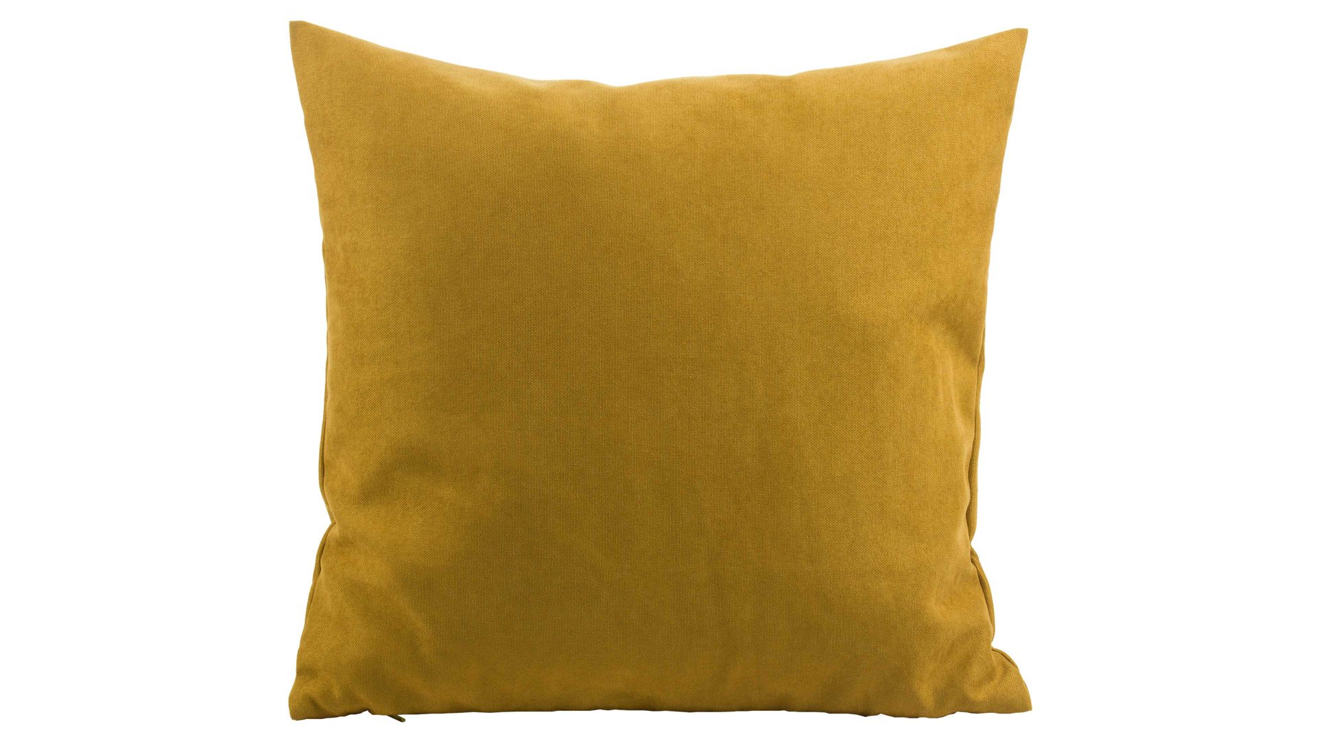 Kissenbezug /-hülle Gözze aus Stoff in Gelb Ambiente Trendlife by GÖZZE Kissenbezug Dante Senf – ca. 60 x 60 cm