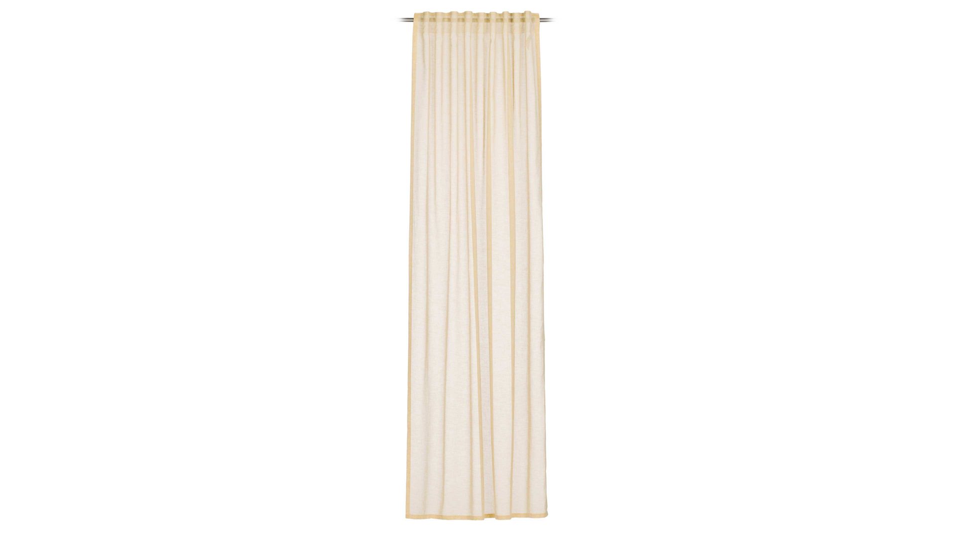 Schlaufenschal Gözze aus Stoff in Gelb Ambiente Trendlife by GÖZZE Schlaufenschal Peru senffarbene Leinenoptik – ca. 140 x 245 cm