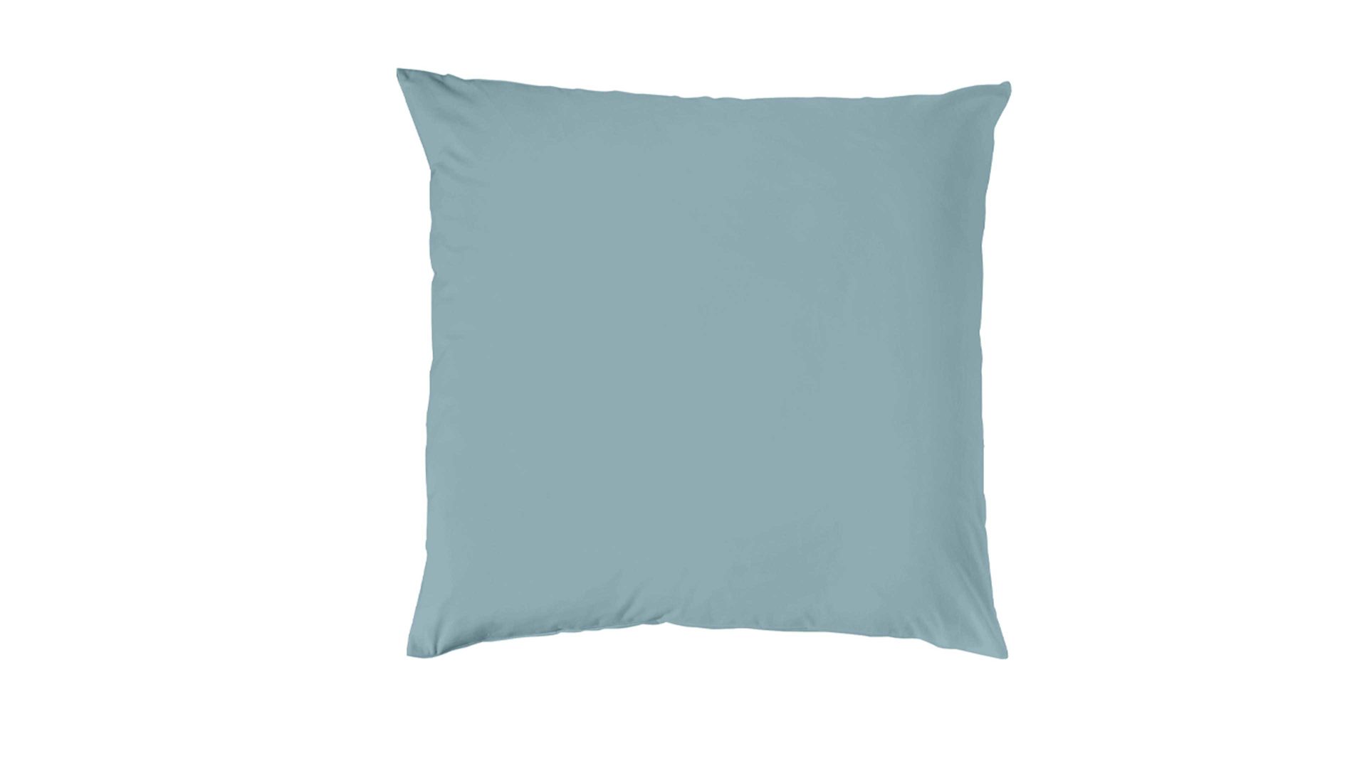 Bettwäsche-Set H. g. hahn haustextilien® aus Stoff in Hellgrün Bettwäsche-Set Stone Washed - Heimtextilien flaschengrüne Baumwolle – dreiteilig, ca. 240 x 220 cm