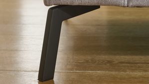 Polsterhocker COMFORT SMART aus Stoff in Hellgrau COMFORT SMART Anuk - Polsterhocker hellgrauer Bezug Simply Clean – ca. 92 x 67 cm