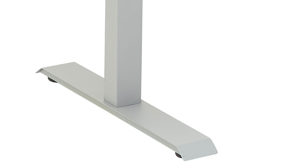 Schreibtisch Innostyle aus Holz in Weiß Büro Serie Memphis - Schreibtisch Weiß & Artisan Eiche - höhenverstellbar, ca. 160 x 77 cm