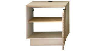 Lowboard Innostyle aus Holz in Hellbraun Wohnzimmer Serie Ina - Lowboard Kaschmir & Riva Eiche - ca. 60 x 51 cm