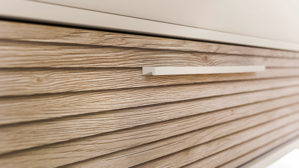 Schubladenkommode Paidi aus Holz in Beige PAIDI Eefje – Schubladenkommode Cashmere-Beige & Groovy-Oak - drei Schubladen, Breite ca.  95 cm