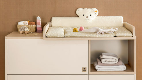 Wickelaufsatz Paidi aus Holz in Holzfarben PAIDI Babyzimmer Mila & Ben – Wickelaufsatz Scandinavian Wood - ca. 129 x 81 cm