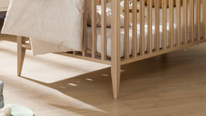 Babybett Paidi aus Holz in Holzfarben PAIDI Babyzimmer Mila & Ben – Babybettgstell Scandinavian Wood - Liegefläche ca. 70 x 140 cm