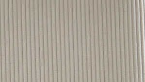 Ecksofa Restyl aus Stoff in Beige Ecksofa Zac mit Schlaffunktion naturfarbener Cordbezug & schwarze Metallfüße - Stellfläche ca. 230 x 165 cm