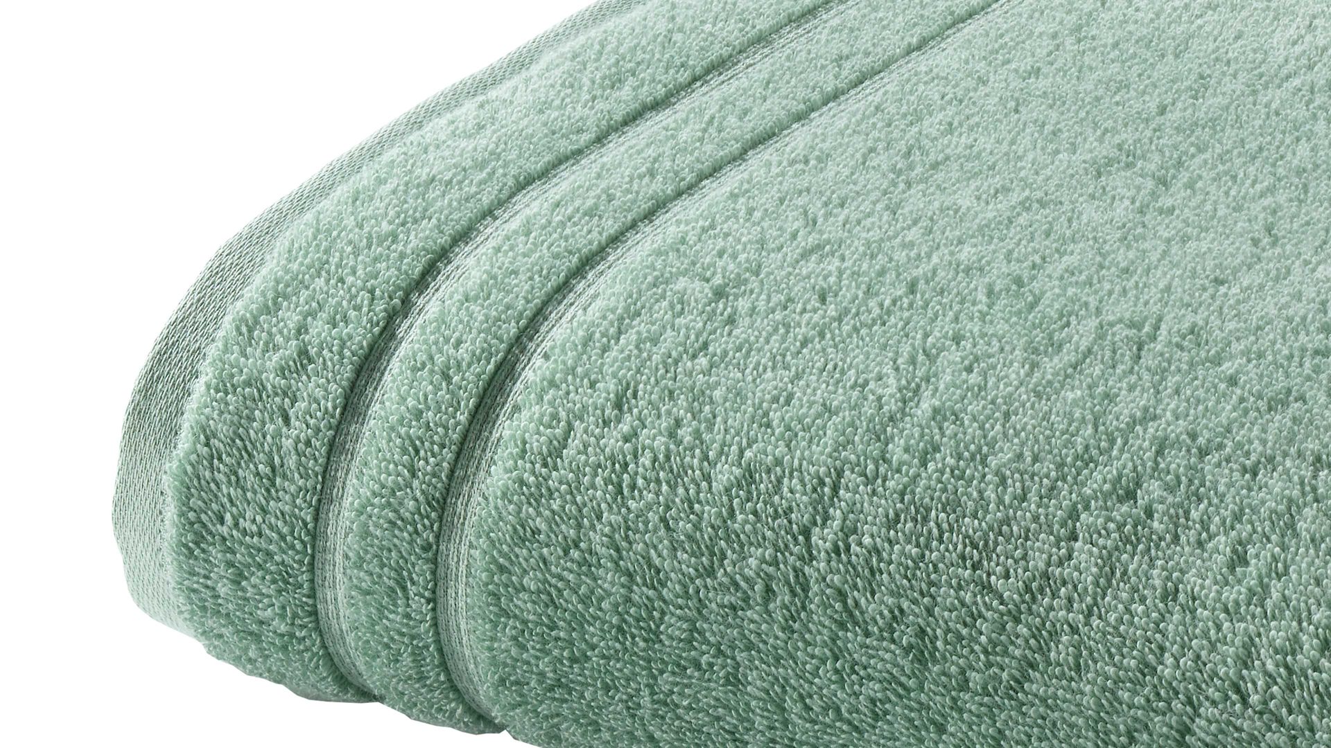 Handtuch Vossen aus Naturfaser in Hellgrün VOSSEN® Four Seasons - Handtuch blassgrüne Baumwolle ca. 50 x 100 cm