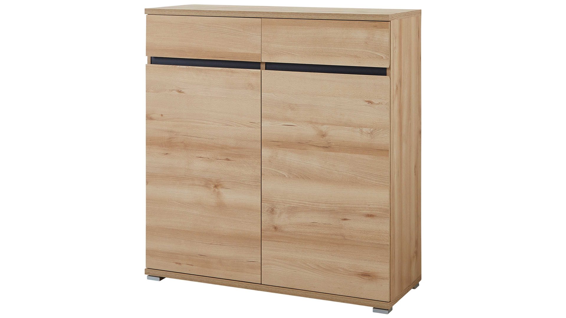 Schuhschrank Germania aus Holz in Holzfarben Schuhschrank Lissabon, ein Flurschrank mit Komfort Edelbuche - zwei Türen & eine Schublade