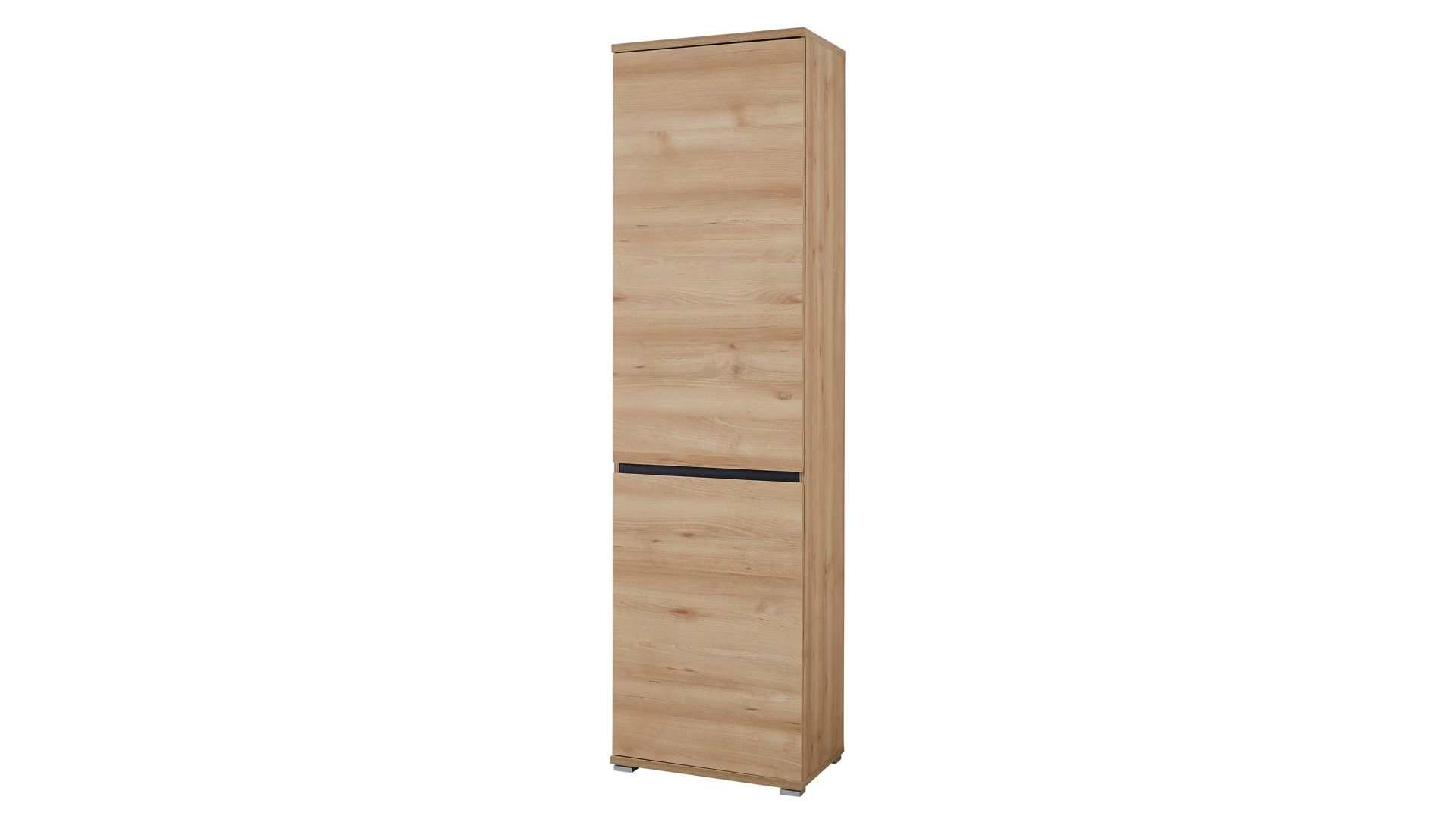 Garderobenschrank Germania aus Holz in Holzfarben Garderobenschrank Lissabon als stilvolles Dielenmöbel Edelbuche - eine Tür