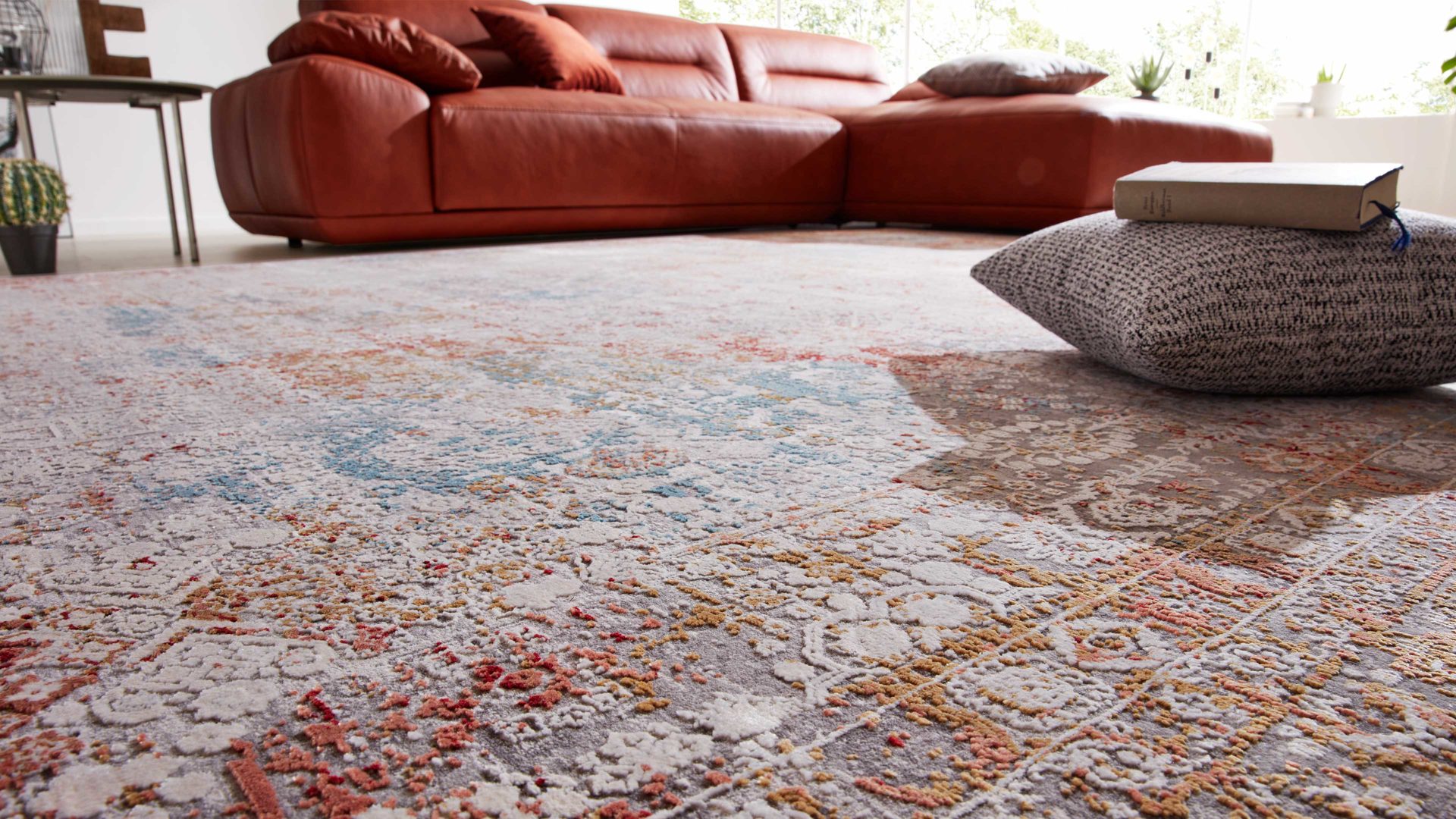 Webteppich Interliving aus Mischgewebe in Mehrfarbig Interliving Teppich Serie L-8610 Multicolor 598 – ca. 140 x 200 cm