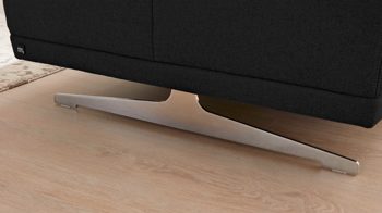 Möbelfuß Interliving aus Metall in Metallfarben Interliving Sofa Serie 4250 – Metallsockel 4.34 verchromtes Metall