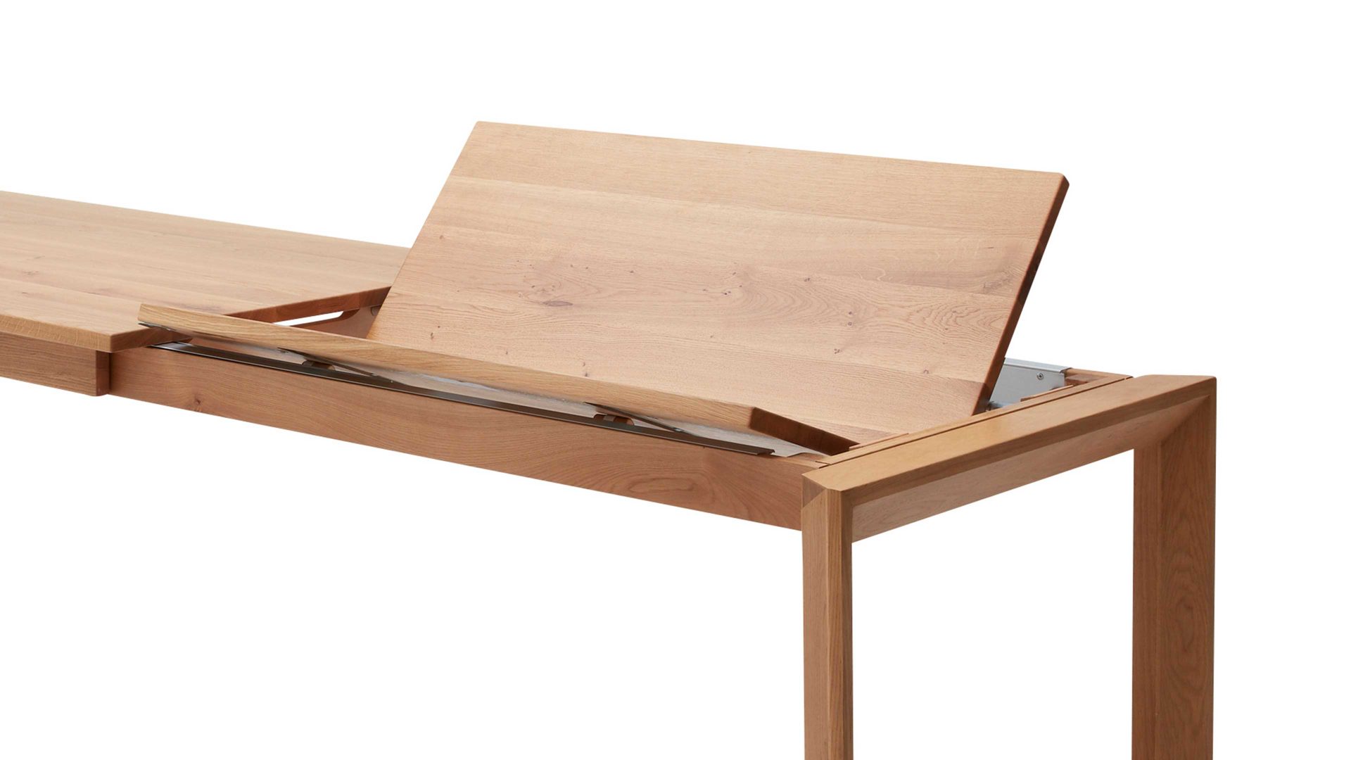 Auszugtisch Interliving aus Holz in Holzfarben Interliving Esszimmer Serie 5102 – Auszugtisch Charakter-Eiche – ca. 200-300 x 90 cm