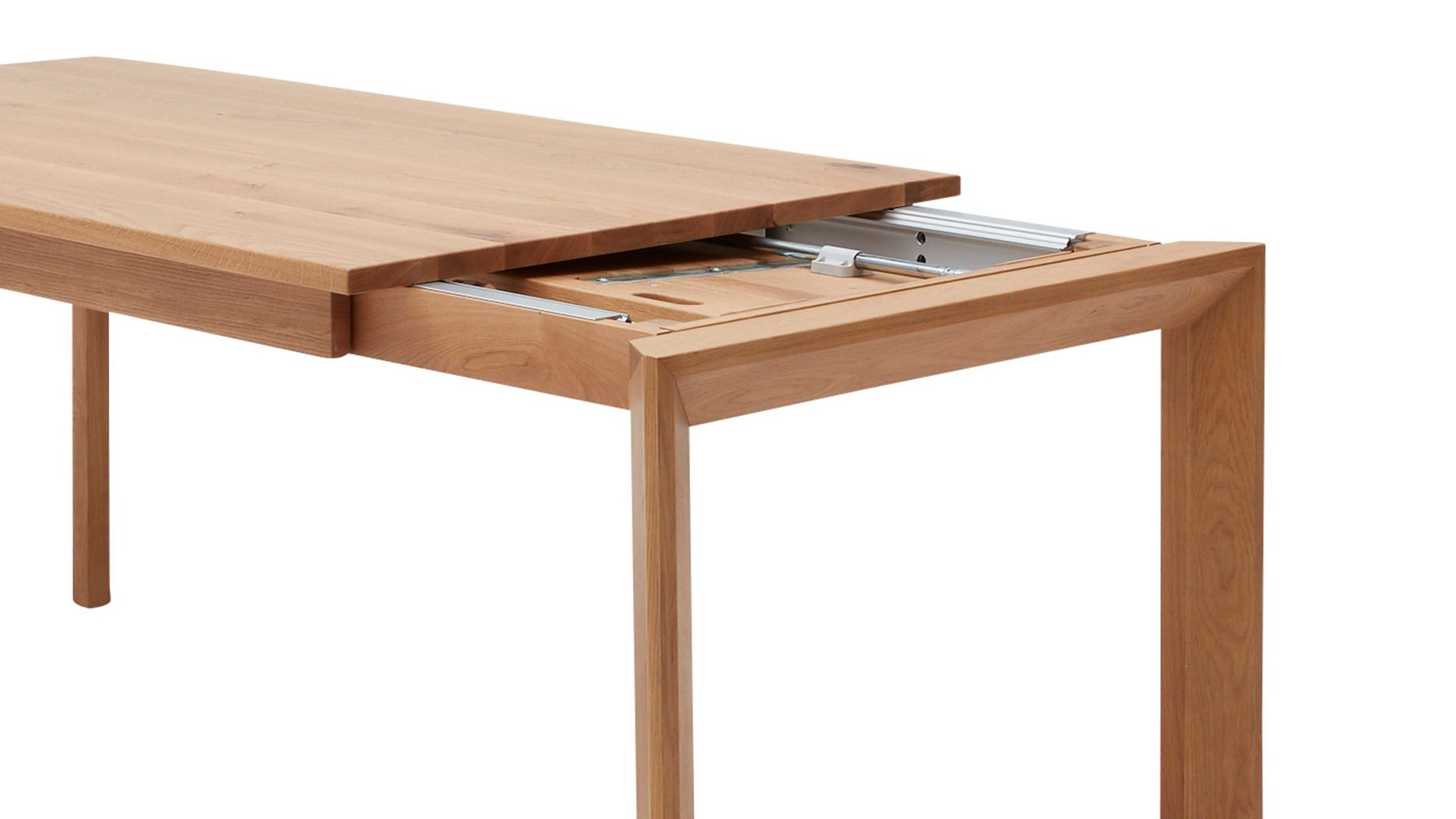 Auszugtisch Interliving aus Holz in Holzfarben Interliving Esszimmer Serie 5102 – Auszugtisch Charakter-Eiche – ca. 200-300 x 90 cm