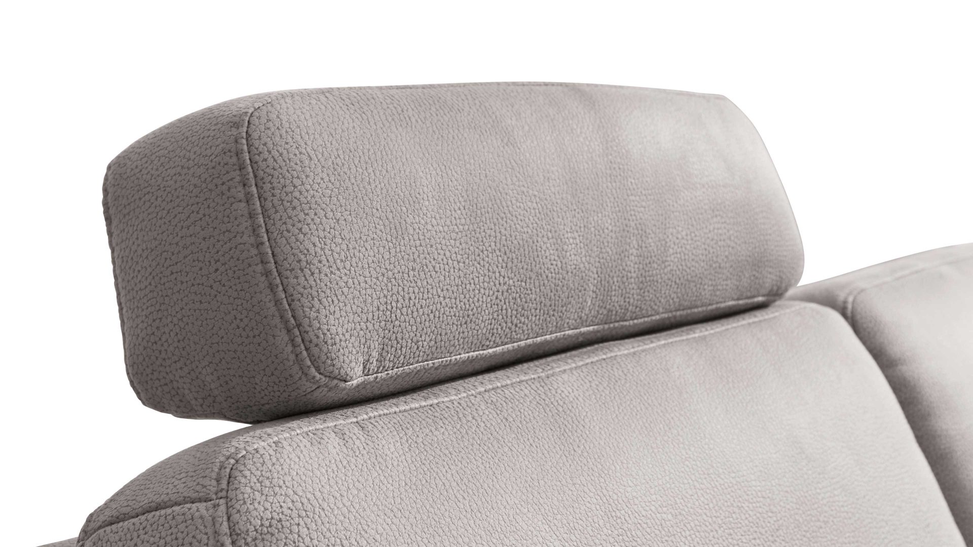 Kopfstütze modulmaster aus Stoff in Hellgrau Modulmaster MM-ZE1059 - Kopfstütze KS alufarbene Mikrofaser Holiday