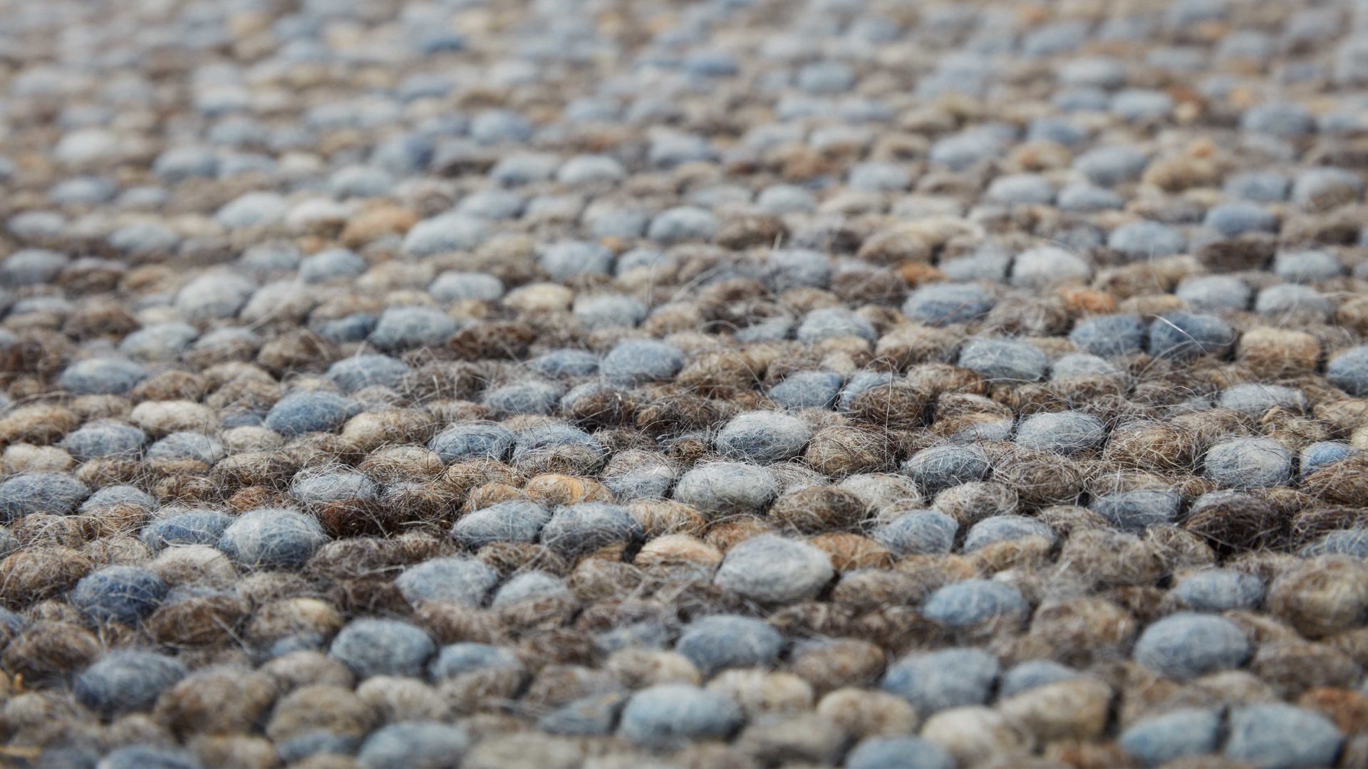 Handwebteppich Interliving aus Naturfaser in Dunkelblau Interliving Teppich Serie B-8001 Ocean – ca. 90 x 170 cm