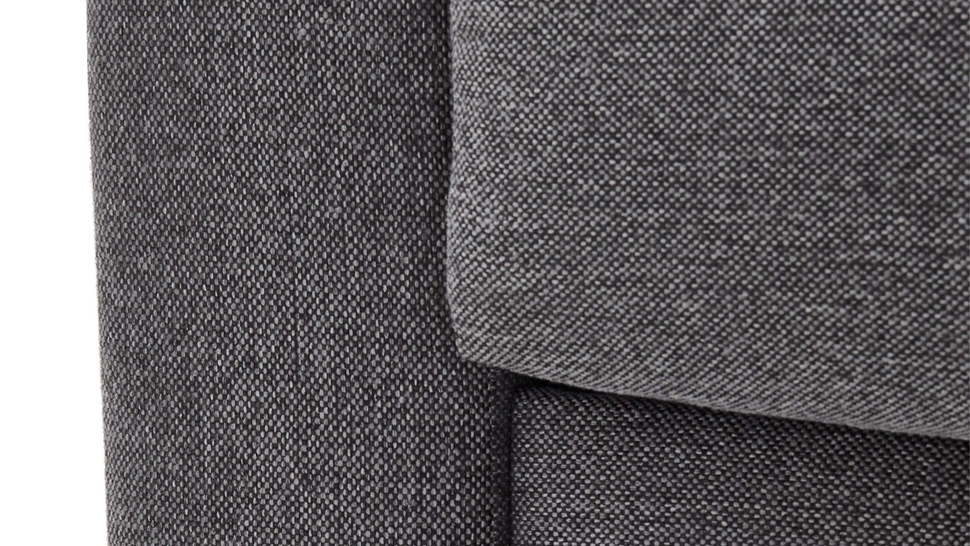 Schlafsofa comfortmaster besser sitzen, liegen, leben aus Stoff in Anthrazit Comfortmaster Messina Funktionssofa - Schlafcouch anthrazitfarbener Webstoff 8-2122 & Chromfüße 84 - Breite ca. 177 cm