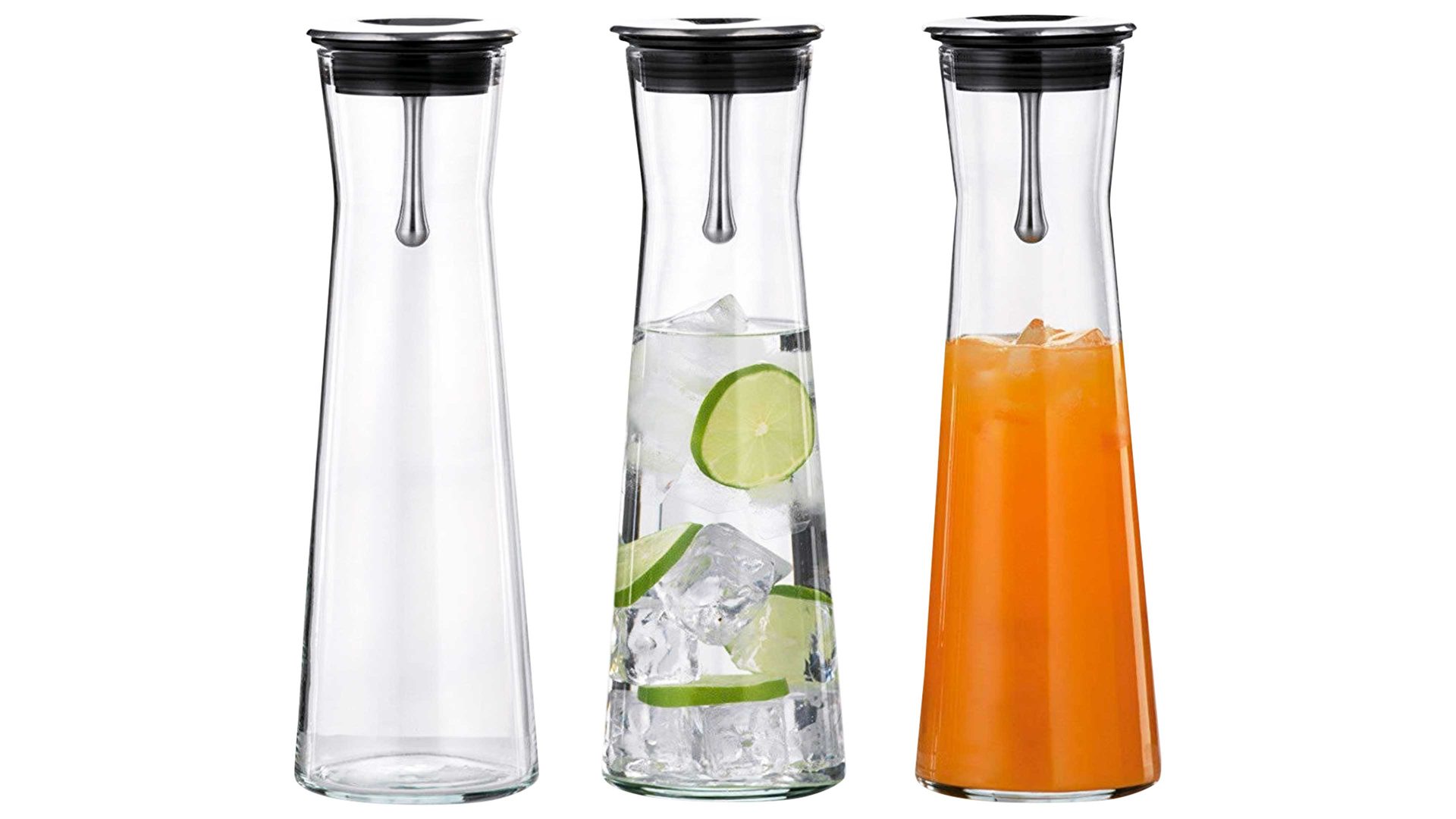 Karaffe Bohemia cristal aus Glas in Transparent BOHEMIA Cristal Karaffe Simax exclusive Klarglas – ca. 1100 ml