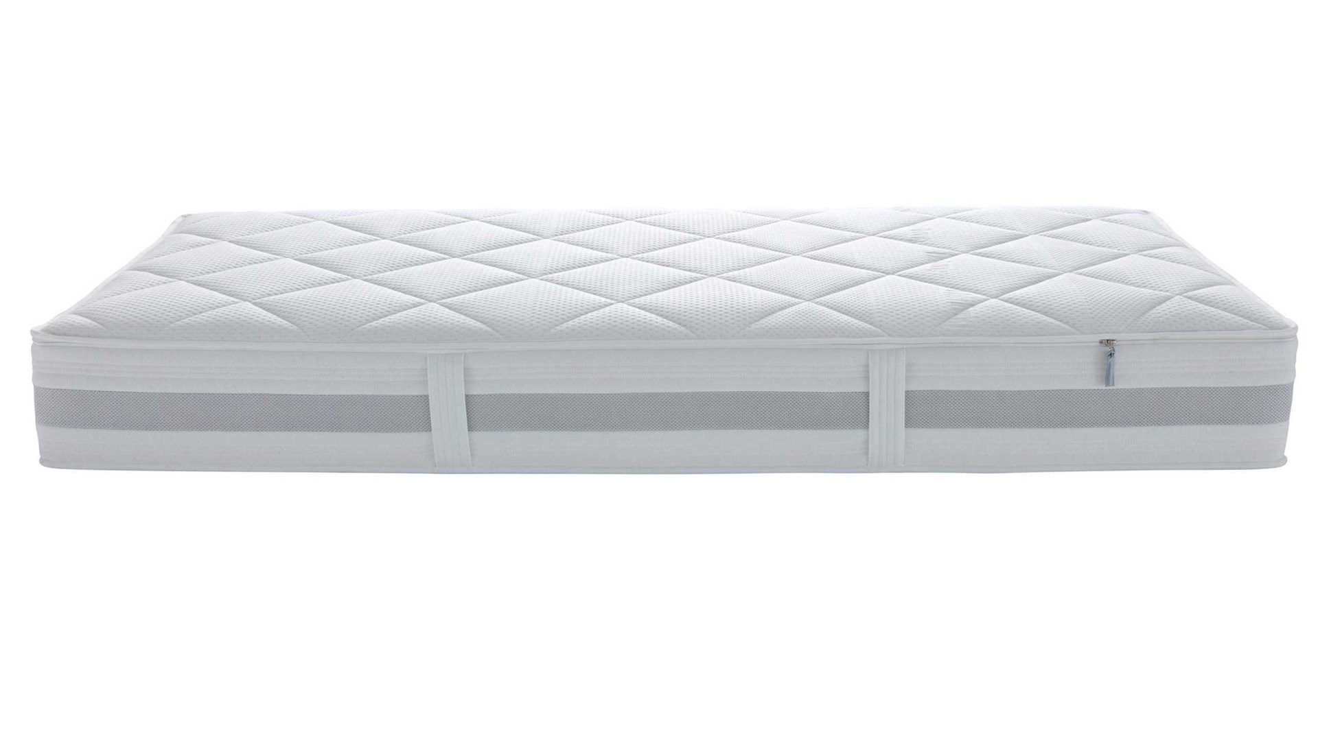 Kaltschaummatratze Interliving aus Stoff in Weiß Interliving Matratze Medikontur 1914 Kaltschaum, H4 – Liegefläche ca. 90 x 190 cm
