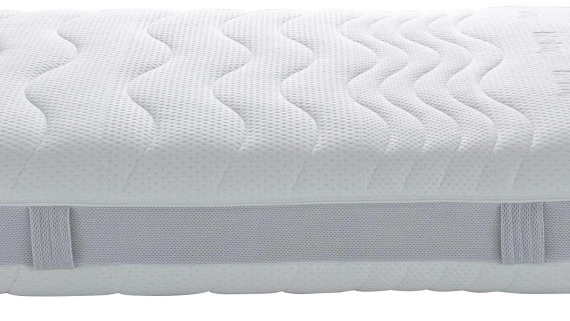 Federkernmatratze Interliving aus Stoff in Weiß Interliving Matratze Medikontur 1911 Taschenfederkern, H2 – Liegefläche ca. 90 x 200 cm