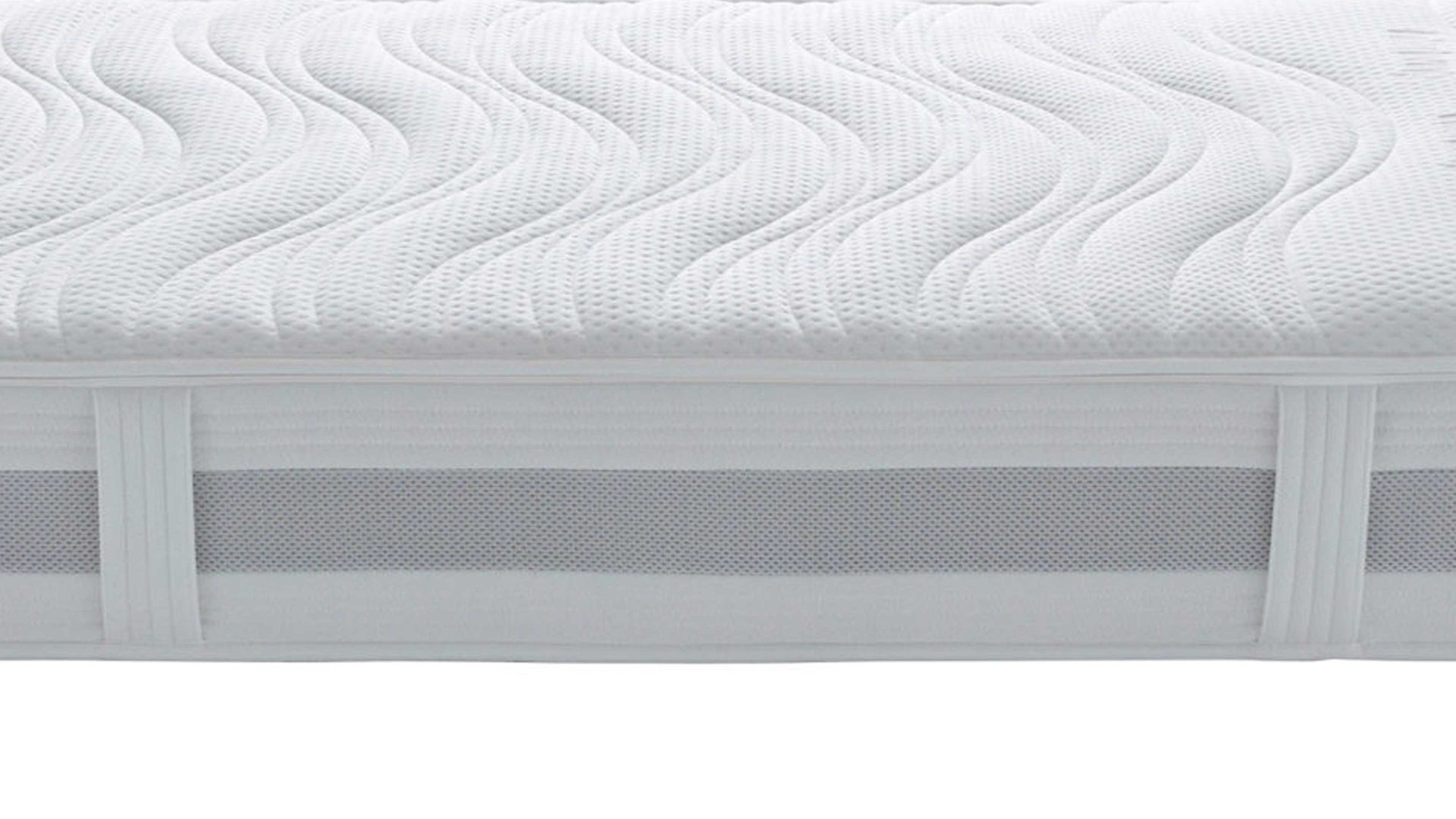 Kaltschaummatratze Interliving aus Stoff in Weiß Interliving Matratze Medikontur 1912 Kaltschaum, H4 – Liegefläche ca. 80 x 200 cm