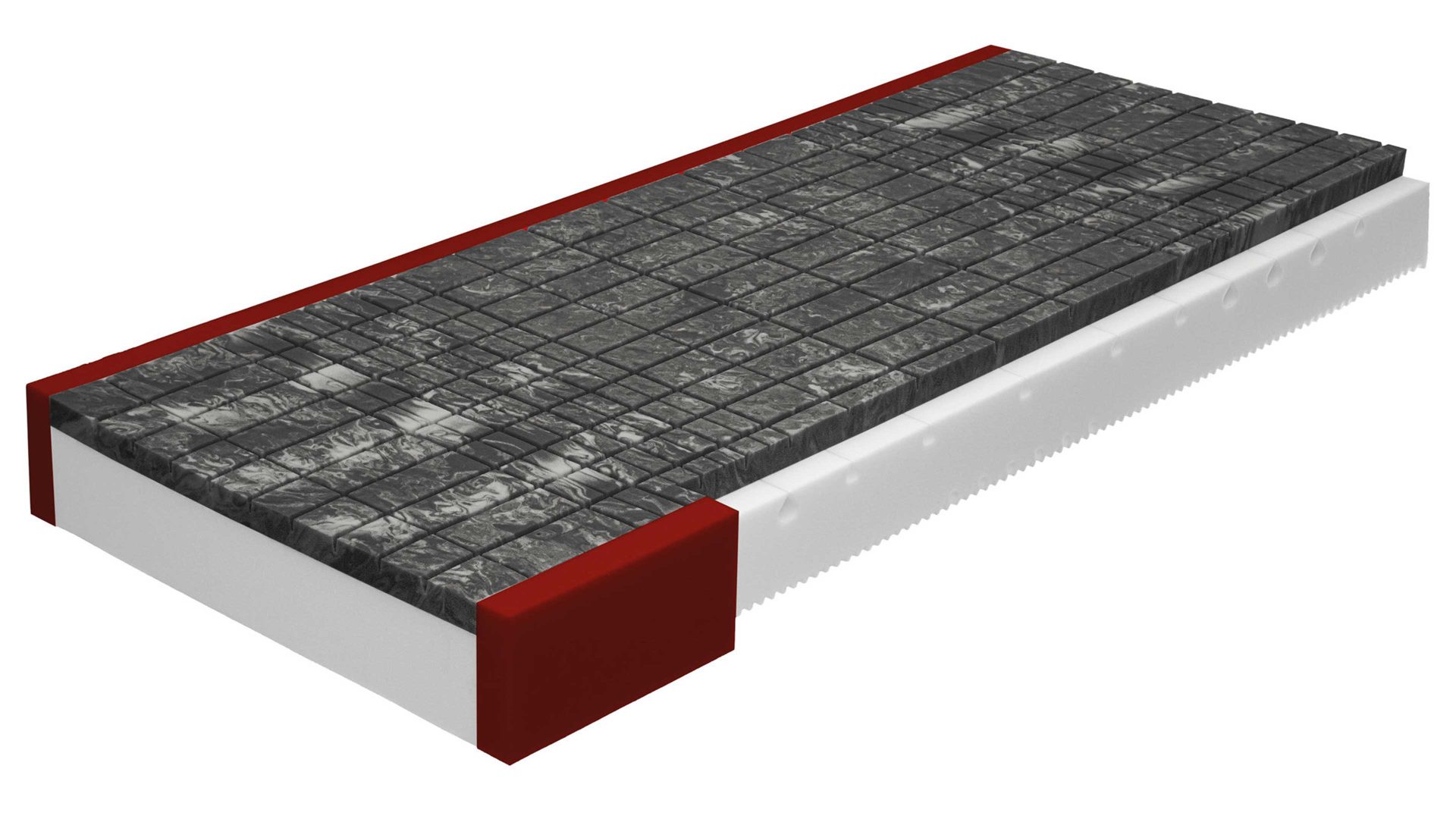 Kaltschaummatratze Interliving aus Stoff in Weiß Interliving Matratze Medikontur 1912 Kaltschaum, H2 – Liegefläche ca. 120 x 200 cm